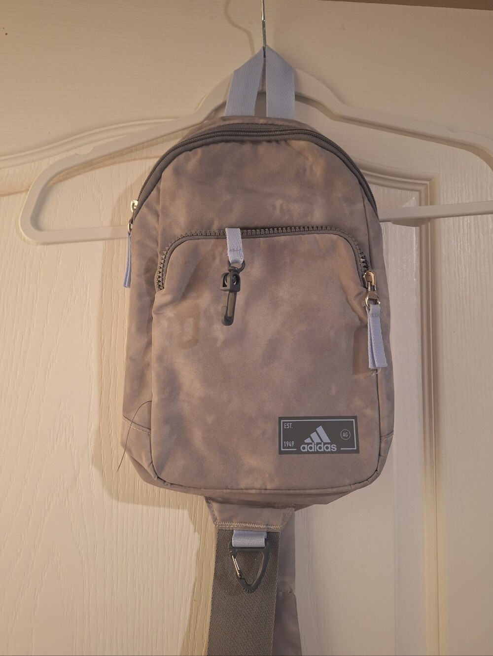 Adidas Sling Belt Bag with Light Gray Accent Cross Body